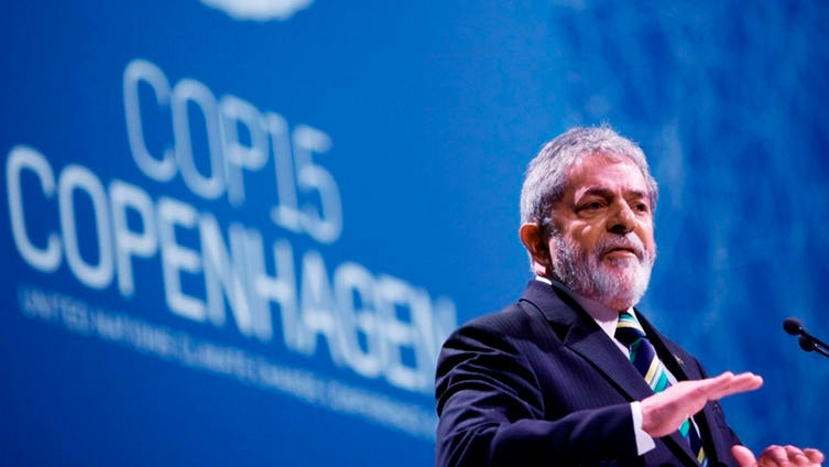 Lula discursa durante a Conferência das Nações Unidas sobre as Mudanças Climáticas em 2009 | Foto: Ricardo Stuckert
